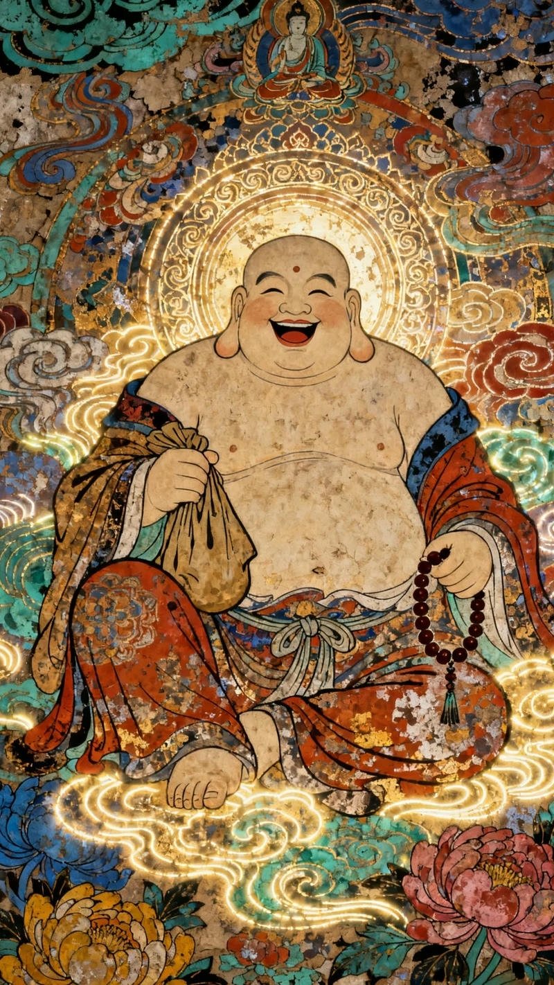 hình nền điện thoại phật di lặc đẹp hiền hòa