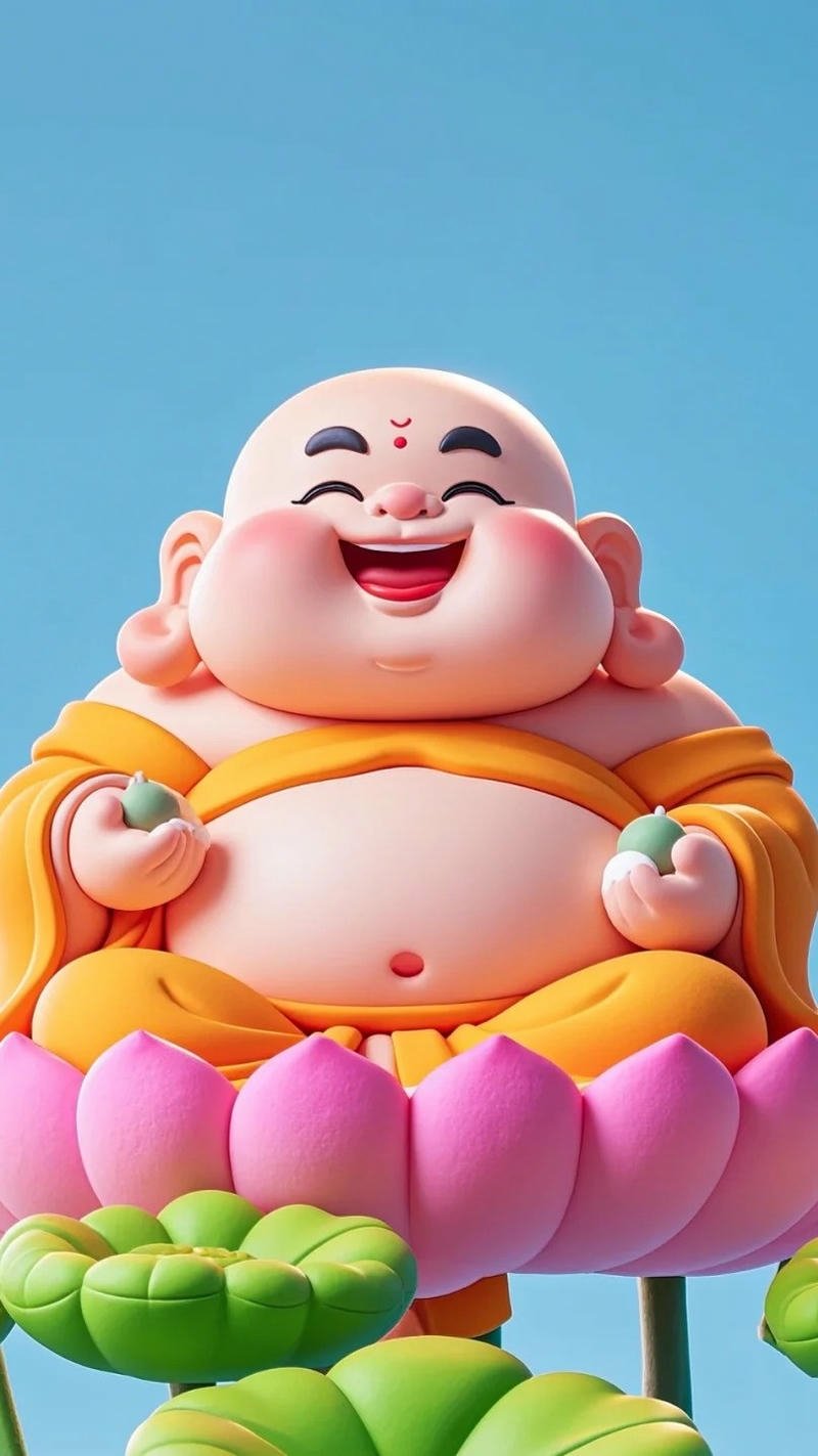 hình nền điện thoại phật di lặc mang phước