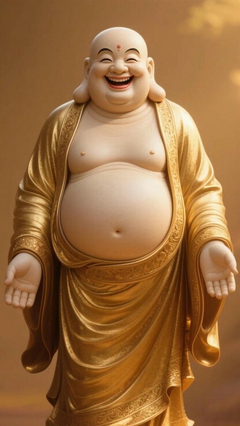 hình nền điện thoại phật di lặc nghệ thuật