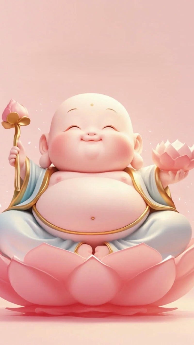 hình nền điện thoại phật di lặc phật cười