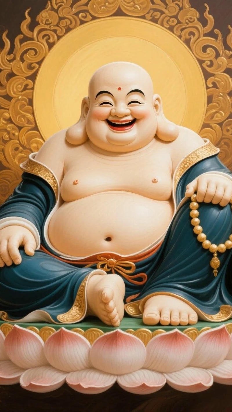 hình nền điện thoại phật di lặc phật giáo