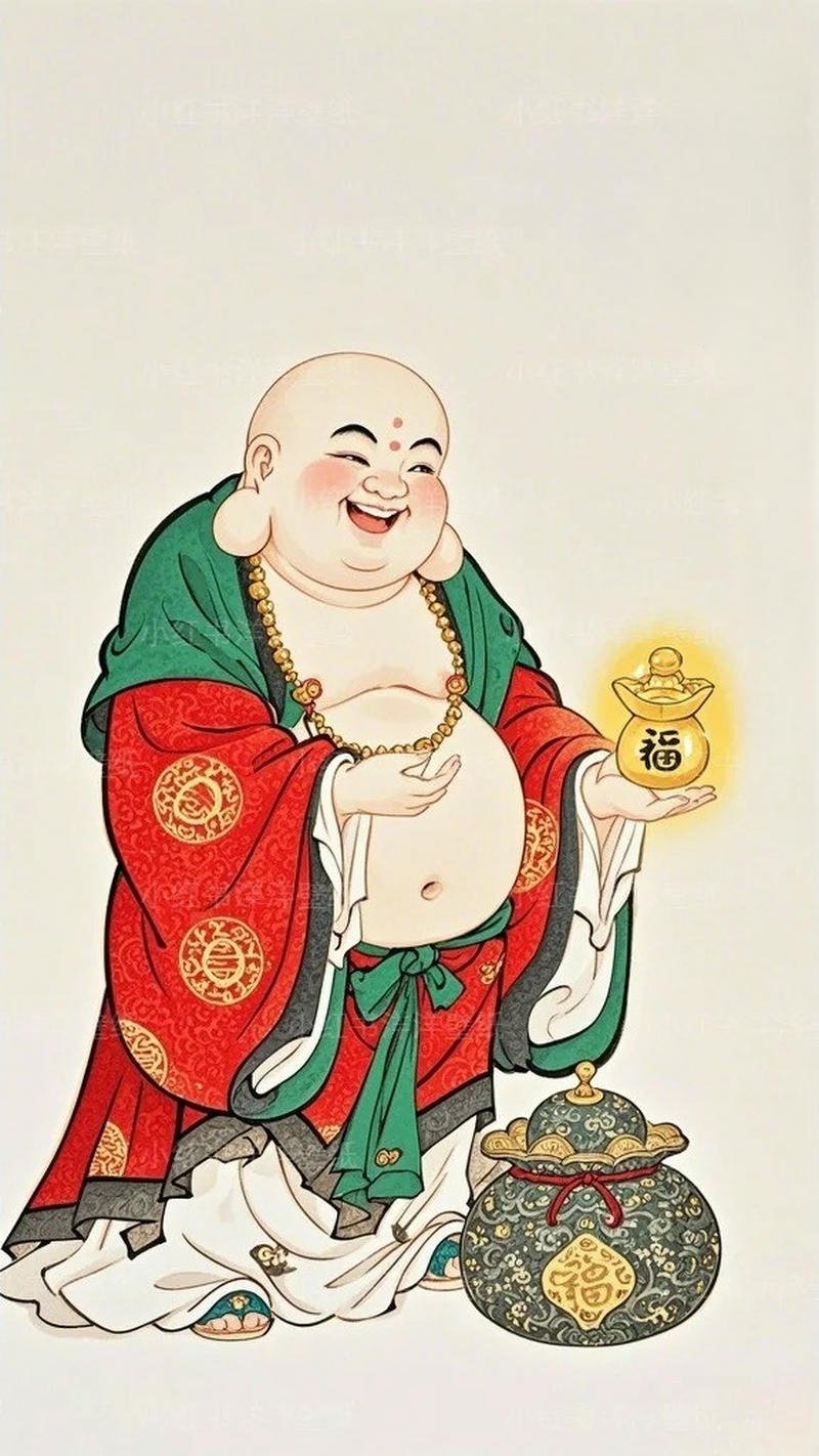 hình nền điện thoại phật di lặc phong thủy