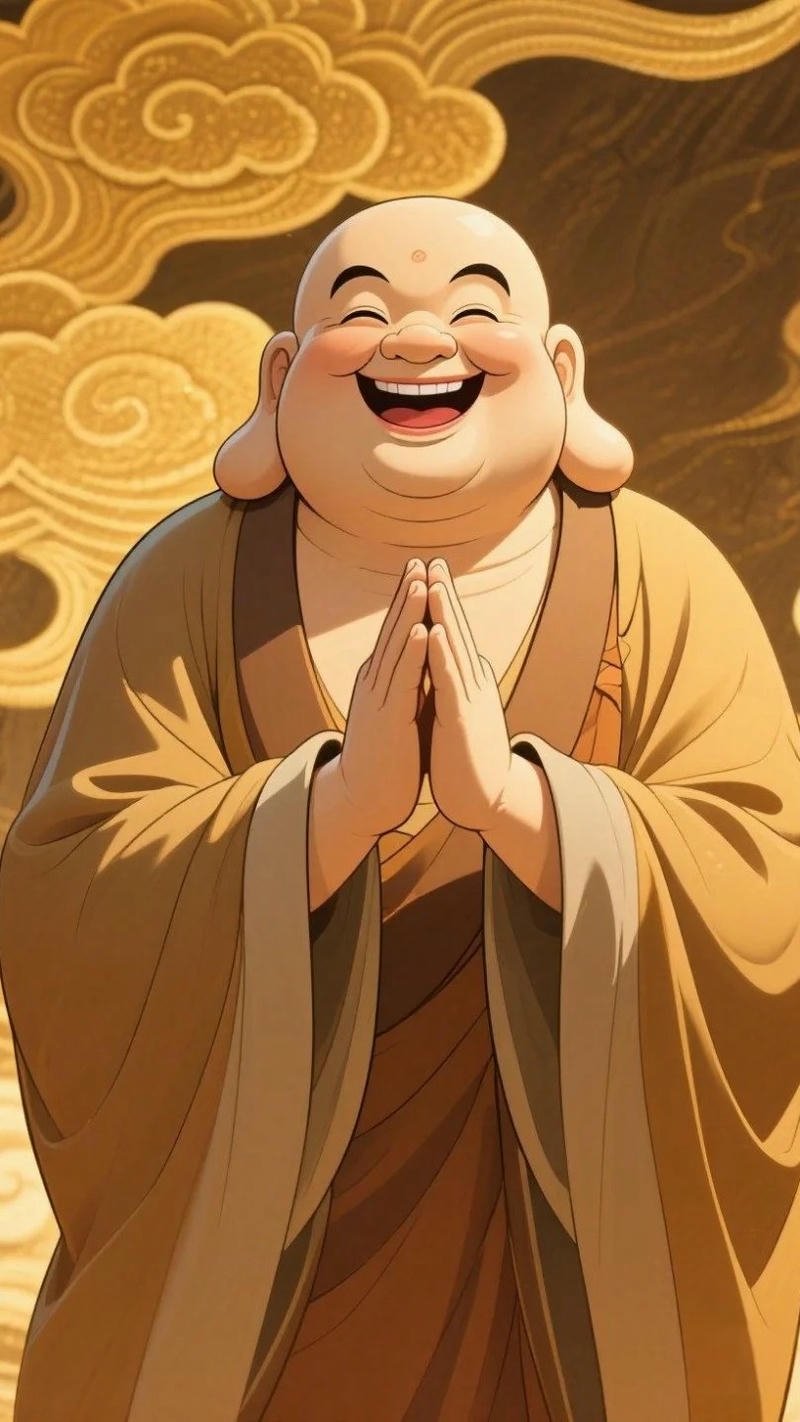 hình nền điện thoại phật di lặc yên bình