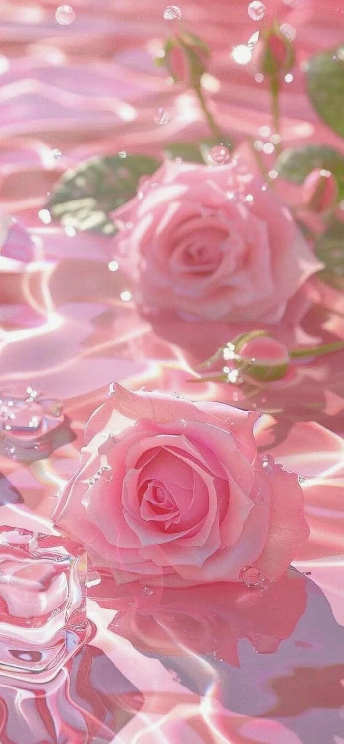 hình nền hoa hồng dễ thương