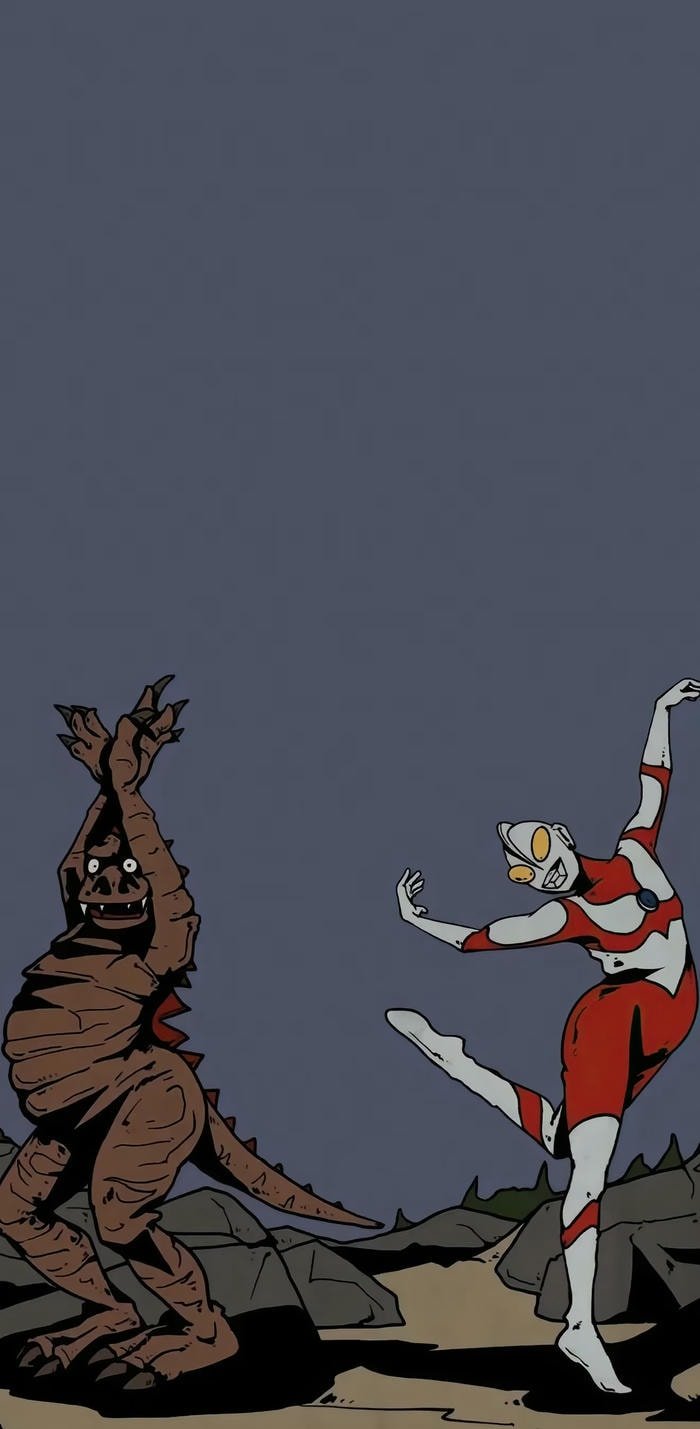 hình nền siêu nhân và khủng long