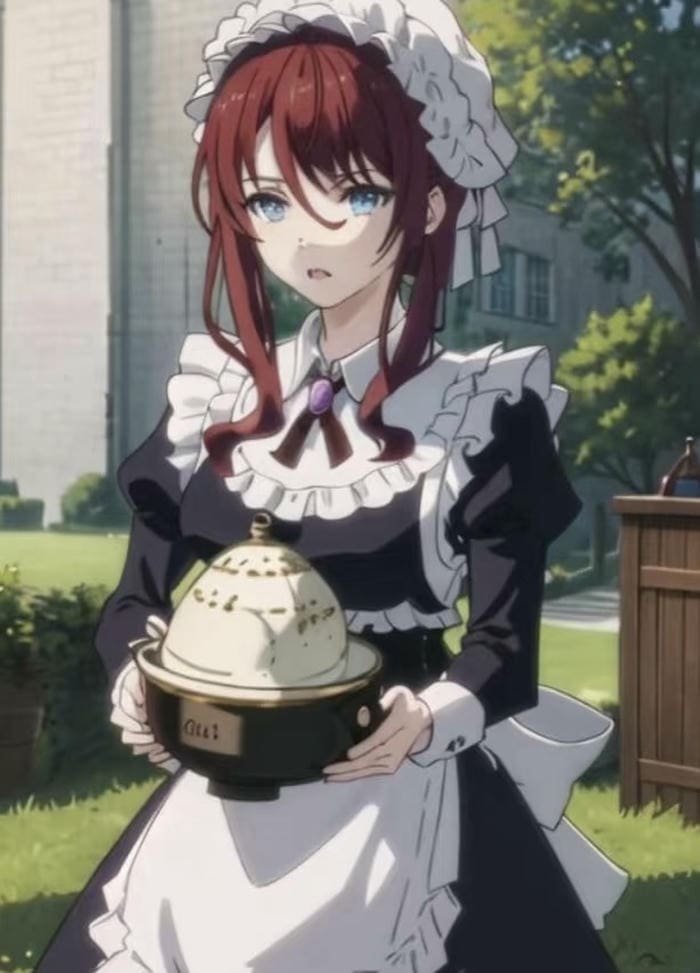 maid girl tươi tắn