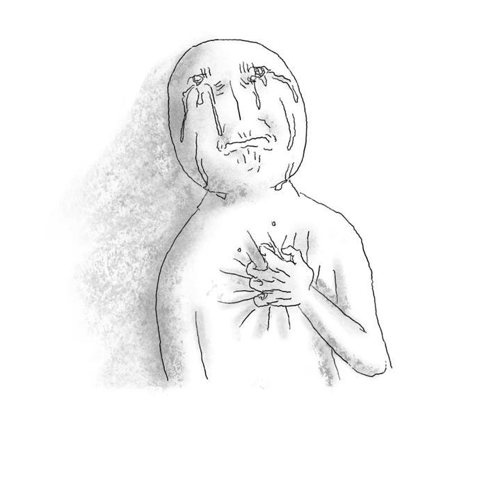 meme đau tim cảm xúc