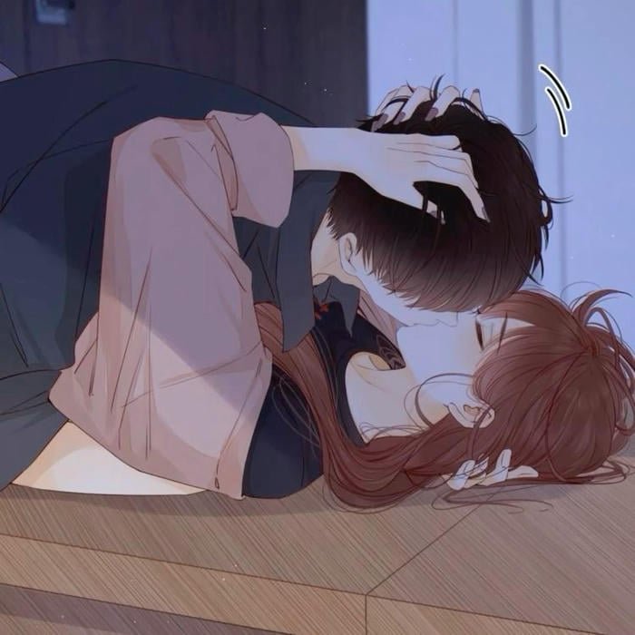 nét hôn anime hài hòa