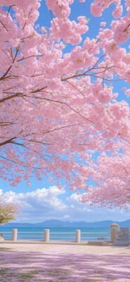 những hình nền hoa anh đào mùa xuân