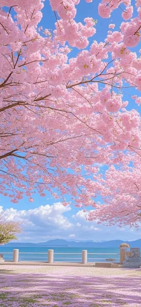 những hình nền hoa anh đào mùa xuân