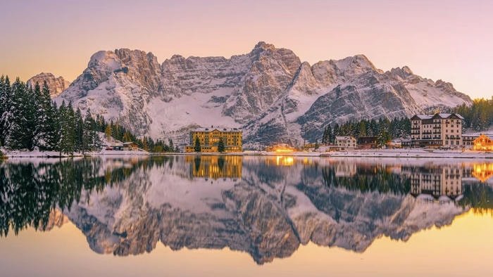 những hình nền ipad 4K ngang phản chiếu