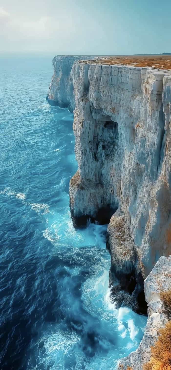 những hình nền sóng biển vỗ đá