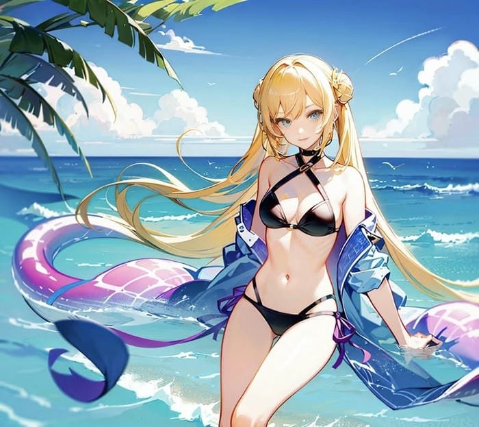 nữ anime bikini thanh