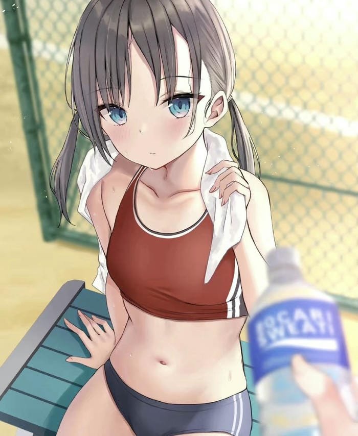 nữ anime bikini trong trẻo