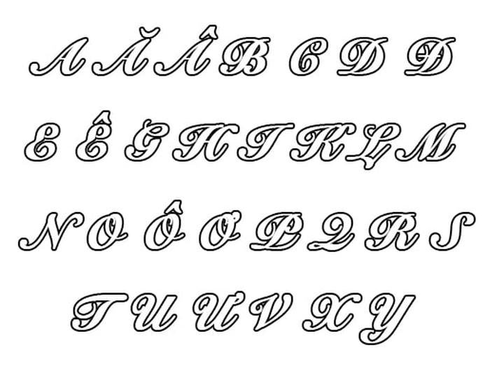 tranh tô màu học chữ cái tiếng việt