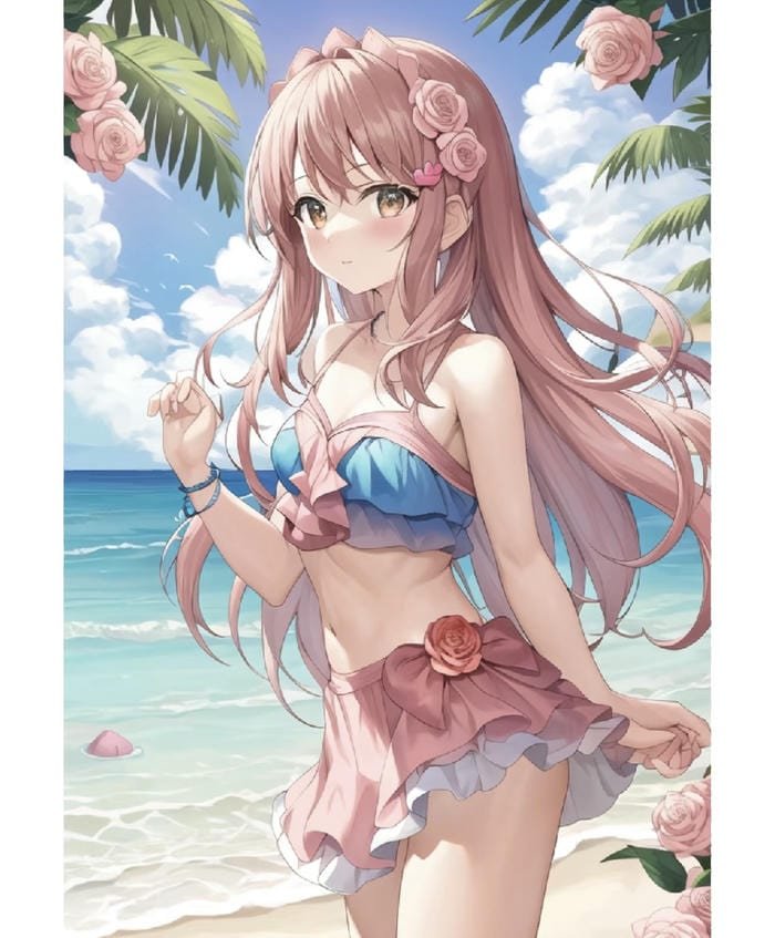 vẻ đẹp biển anime