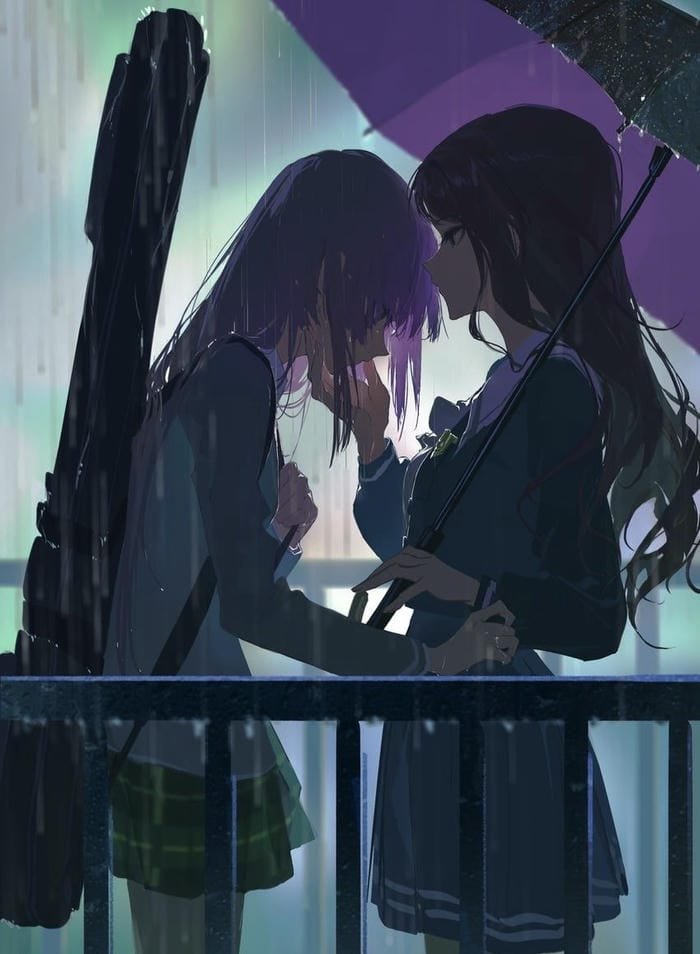 vibe đôi anime nữ