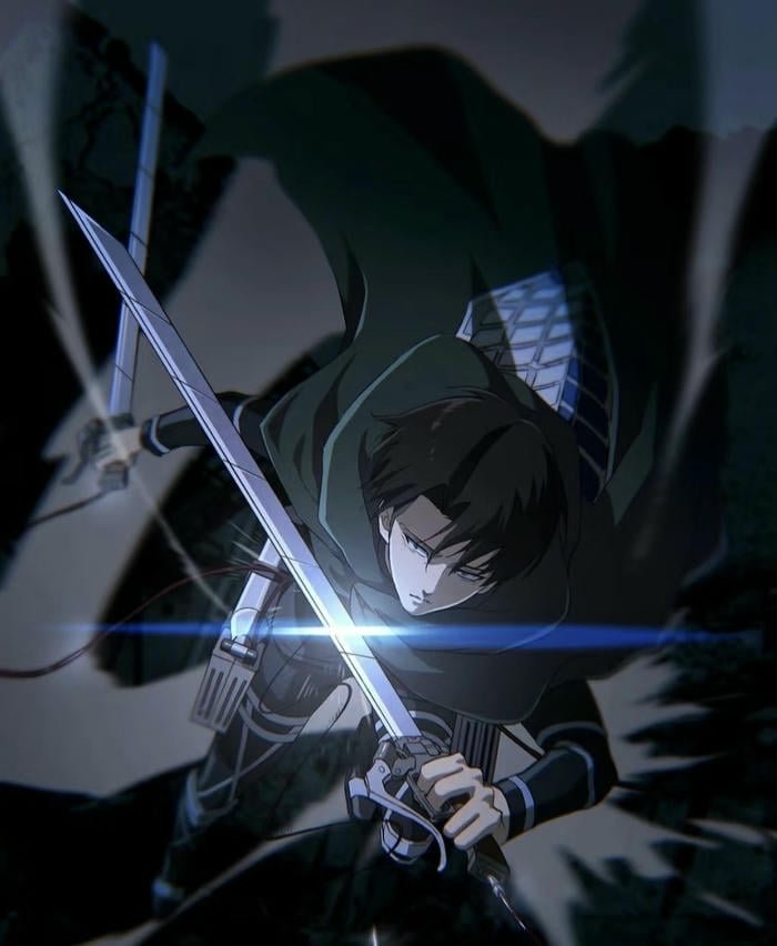 Ảnh Levi anime cực ngầu
