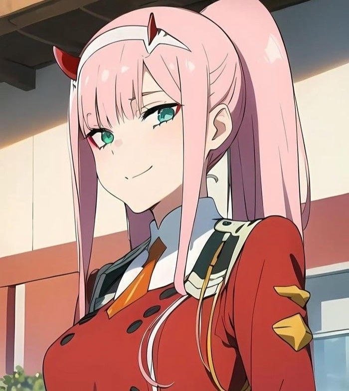 Ảnh Zero Two anime dễ thương