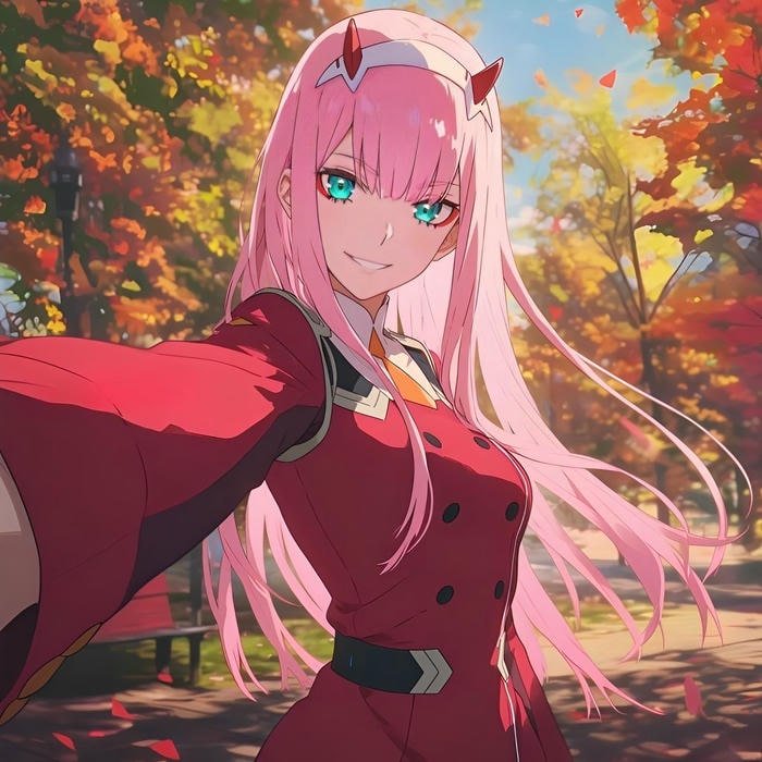 Ảnh Zero Two anime sắc nét