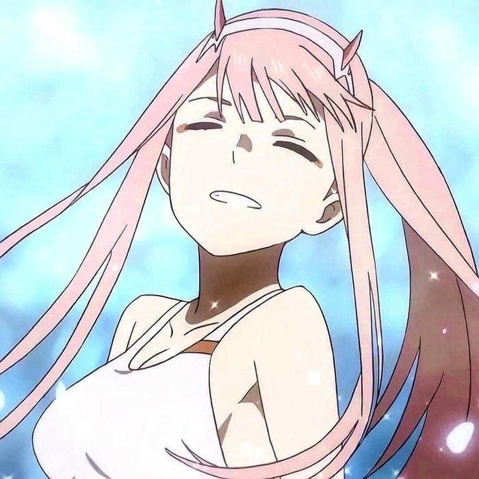 Ảnh Zero Two anime tươi sáng