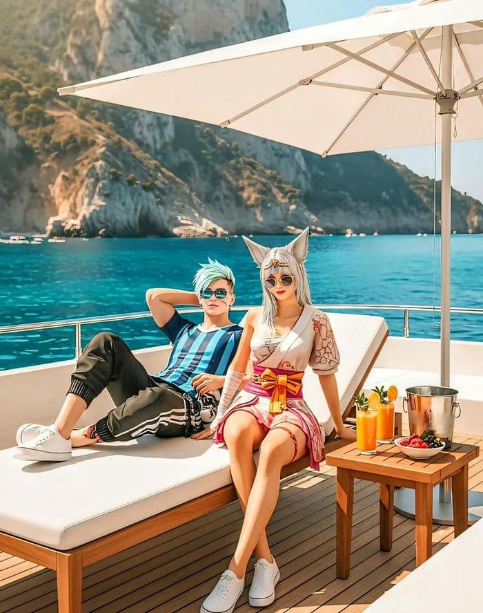 Ảnh anime FF đáng yêu