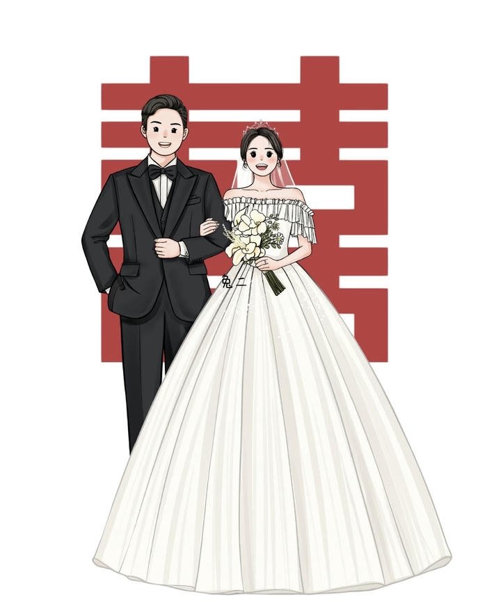 Ảnh cô dâu chú rể anime tinh tế