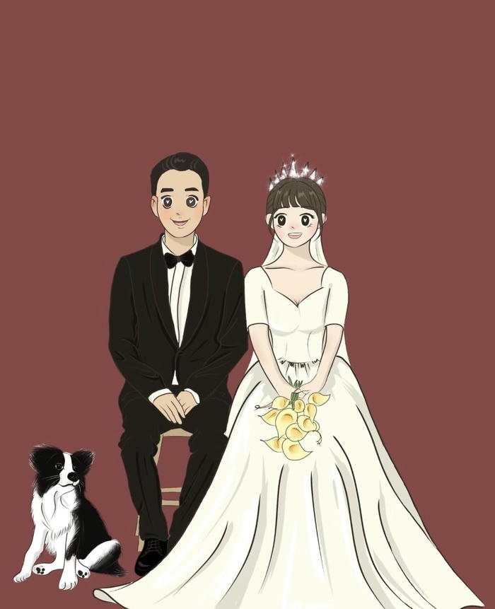 Bối cảnh ảnh cô dâu chú rể anime