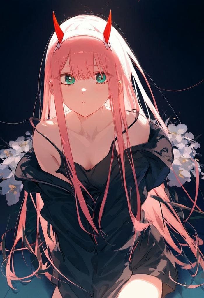 Hình Zero Two anime thần thái