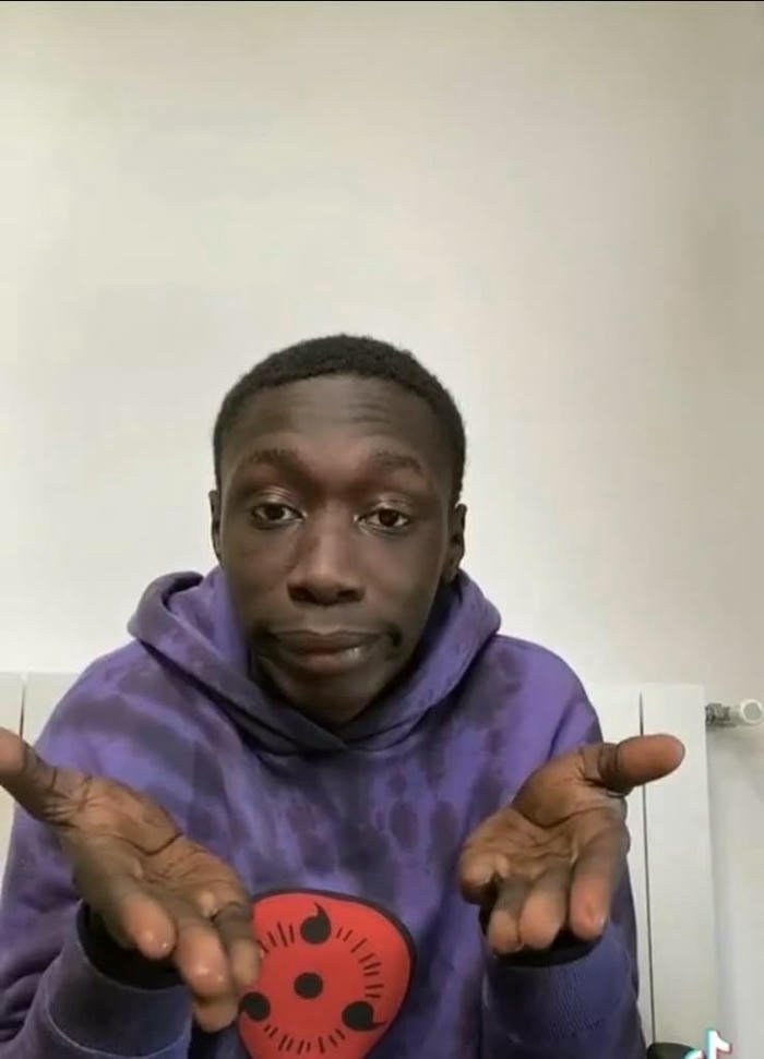 Hình ảnh Meme anh da đen nhìn thẳng