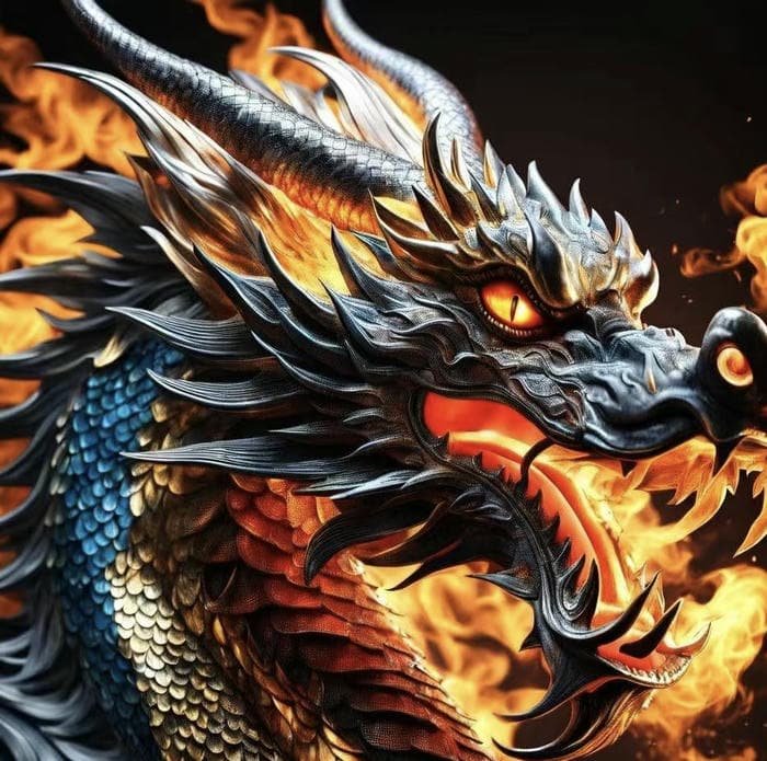 ảnh đẹp rồng anime cận cảnh