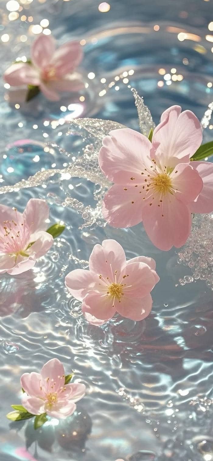 ảnh nền hoa đào tinh xảo