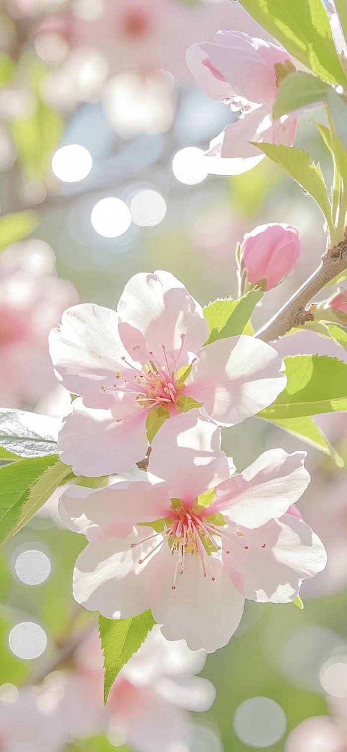 ảnh nền hoa đào trang trí