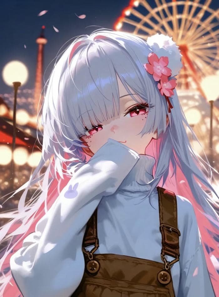 ảnh nữ anime rực rỡ