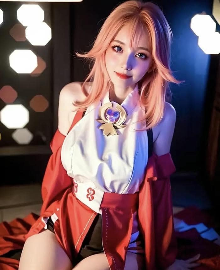 body nét ảnh sexy anime cosplay