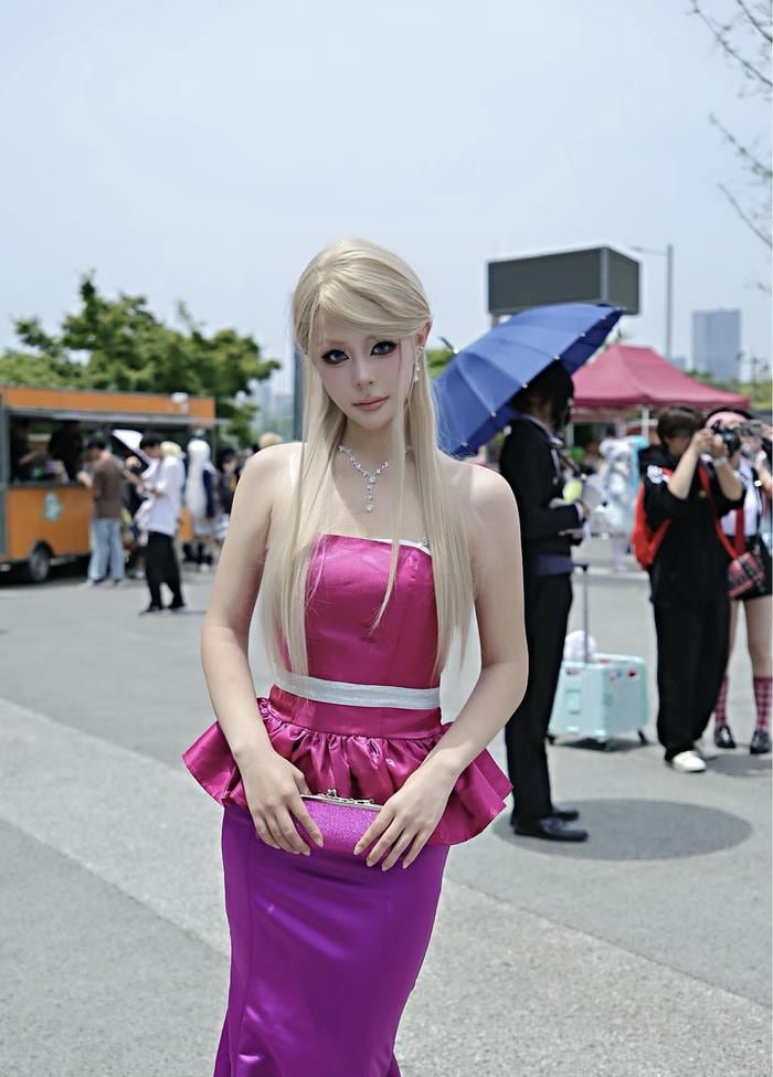 mượt màu cosplay anime nữ