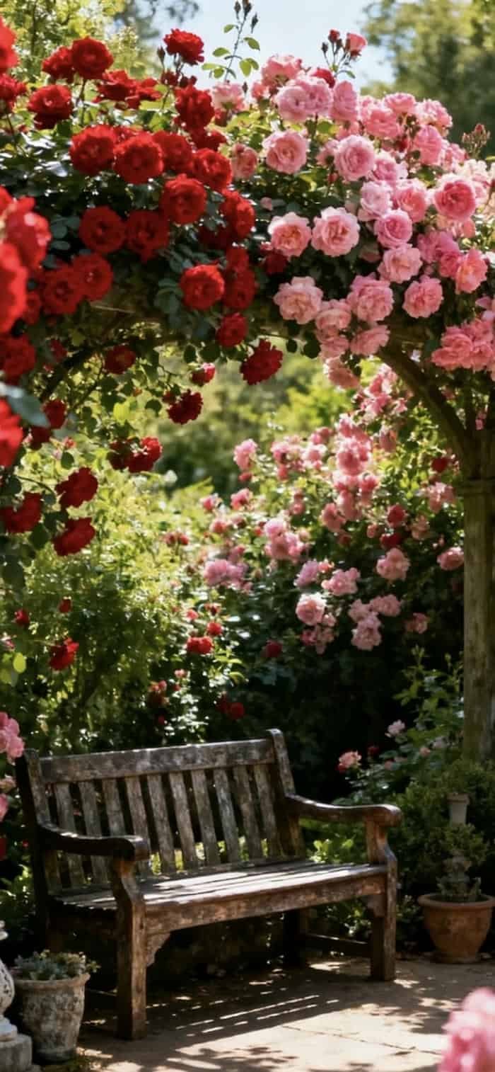 những hình nền vườn hoa rực rỡ