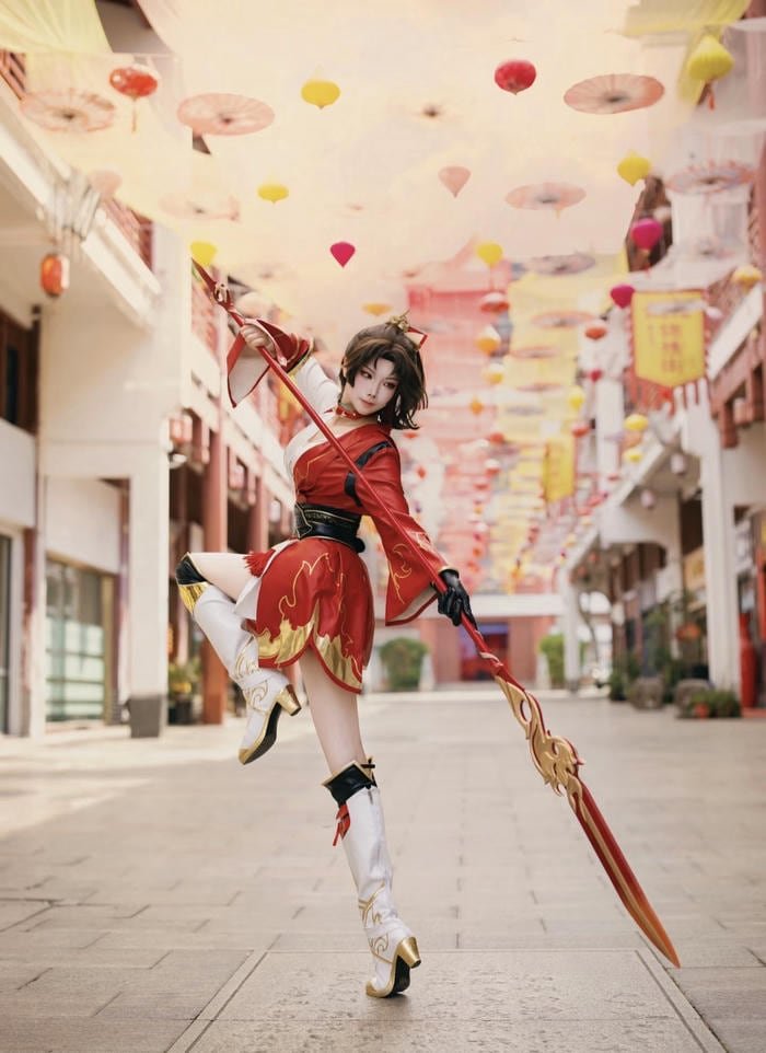 phối màu cosplay anime nữ