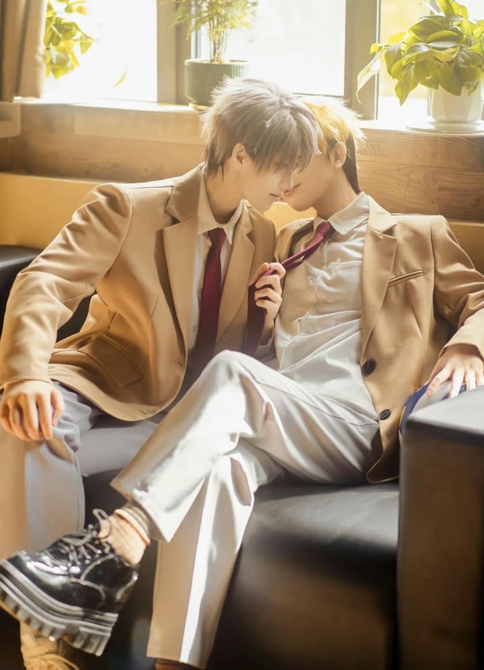 pose đôi cosplay đam mỹ