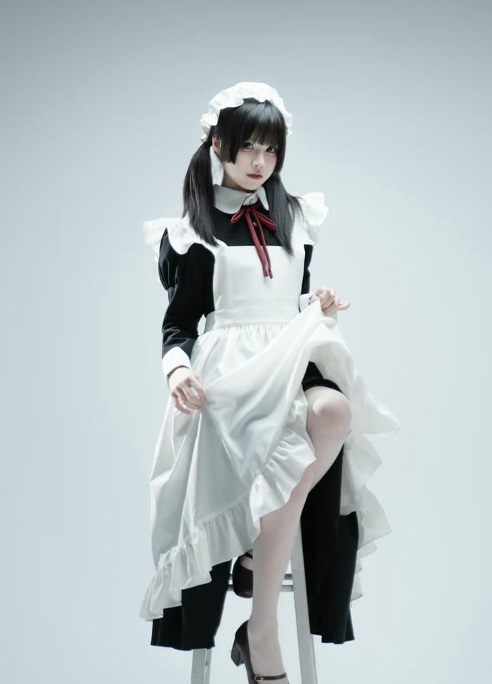 thanh thoát cosplay hầu gái