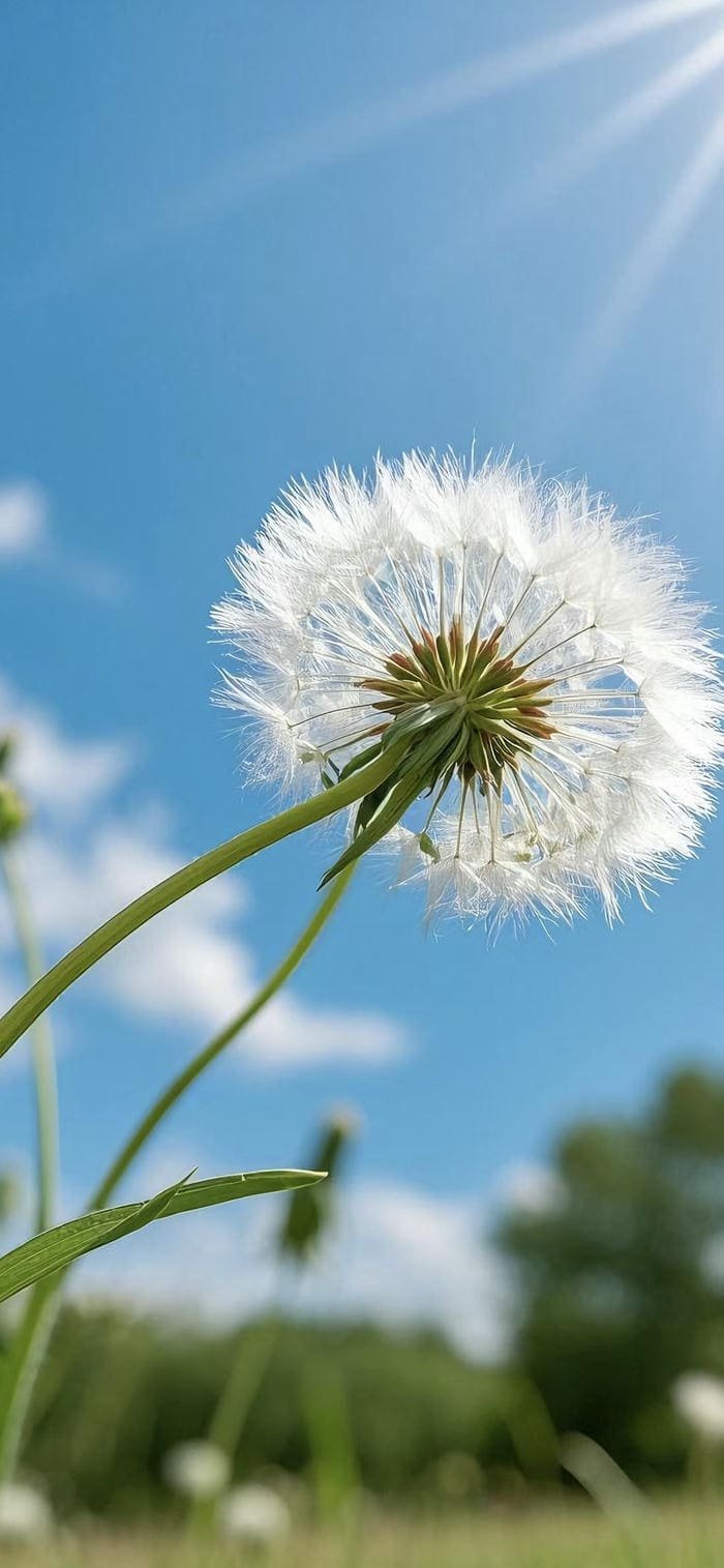 ảnh nền hoa bồ công anh trang nhã