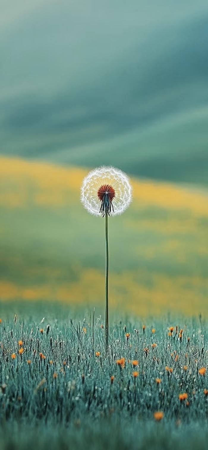 hình nền hoa bồ công anh cổ điển