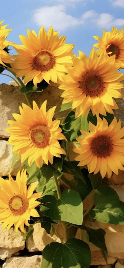 hình nền hoa hướng dương vibe mùa hè